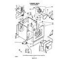 Whirlpool CE2950XSW1 cabinet diagram