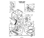 Whirlpool LG5761XSW0 cabinet diagram