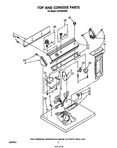 Parts diagram