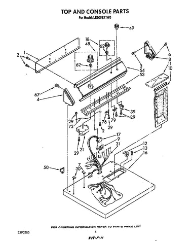 Parts diagram