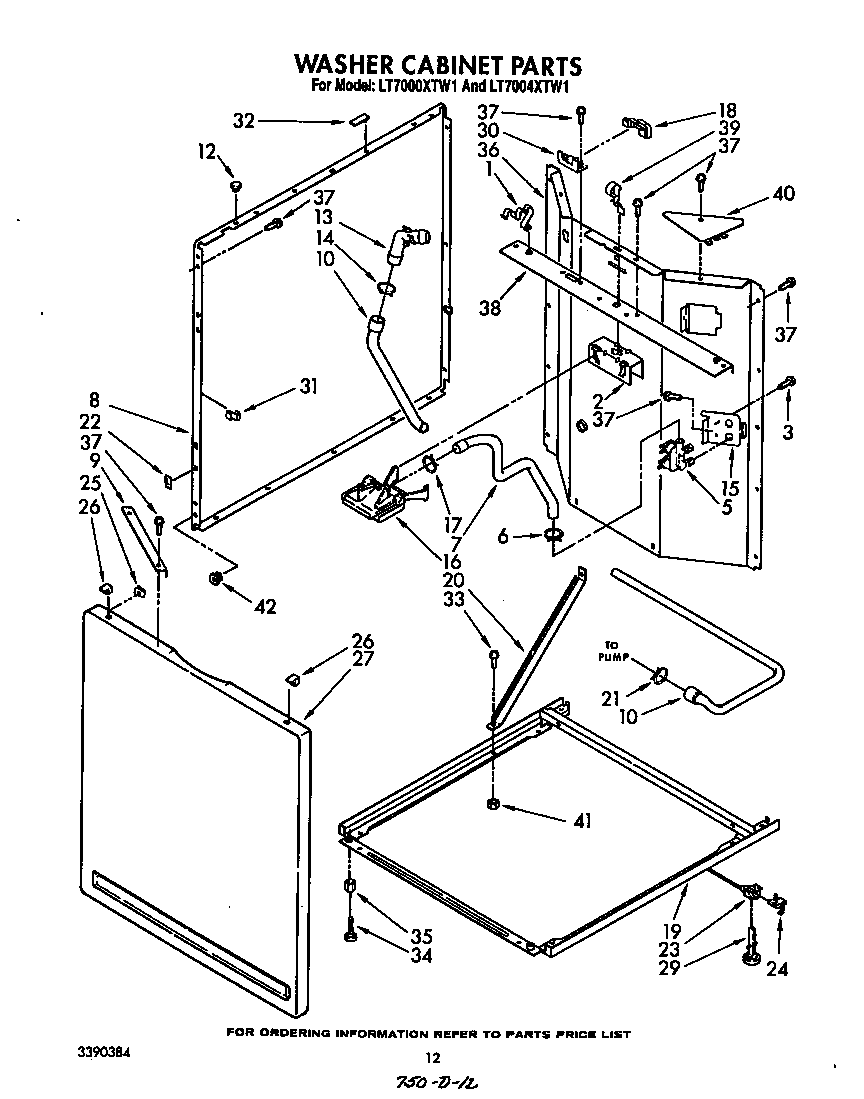 WASHER CABINET