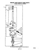 Brake and drive tube