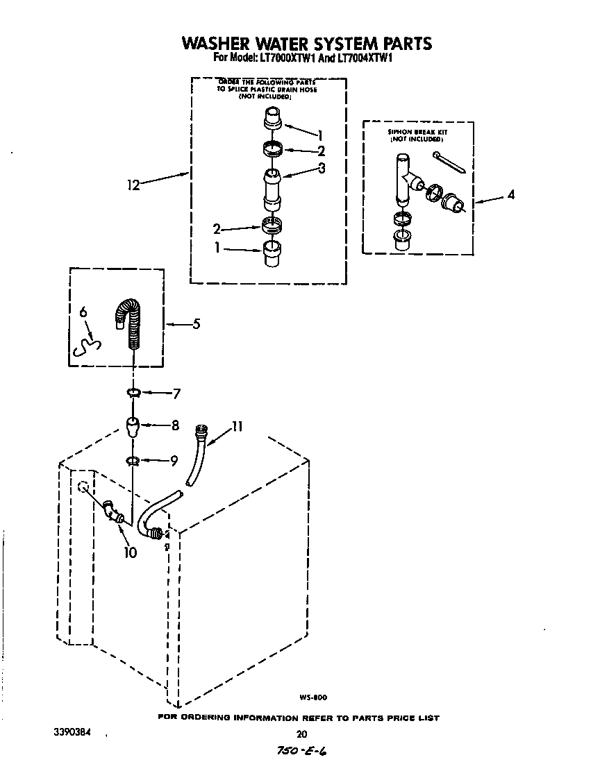 Washer water system