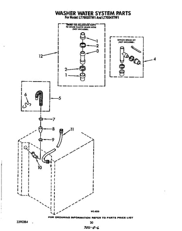 Washer water system