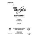 Whirlpool LE7680XSW2  diagram