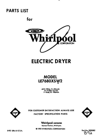 Parts diagram
