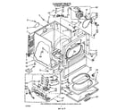 Whirlpool LG9521XTW0 cabinet diagram