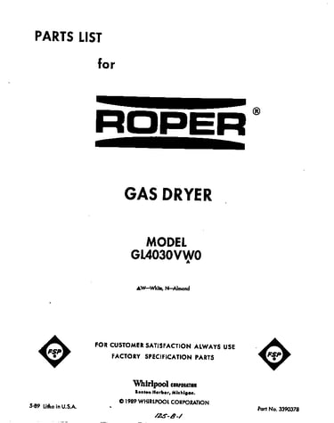 Parts diagram