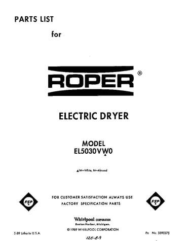 Parts diagram