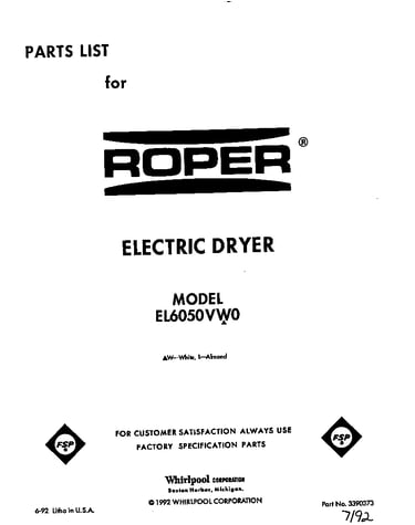 Parts diagram