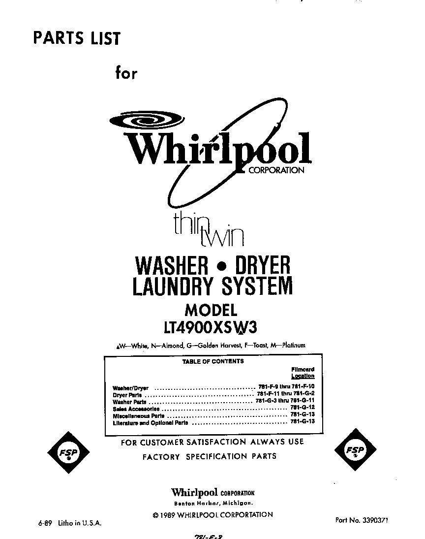 Front cover