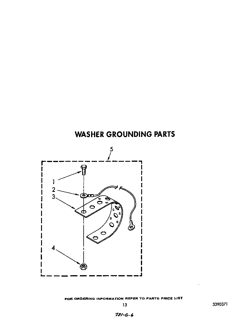 WASHER GROUNDING