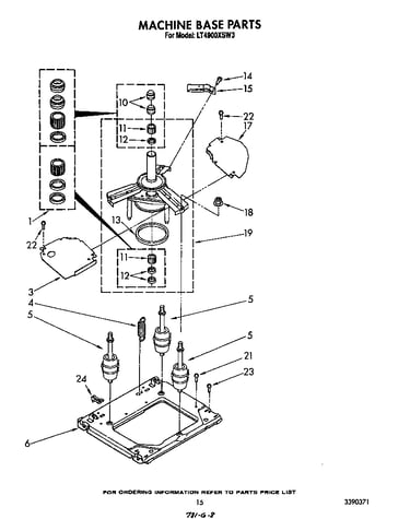 Machine base