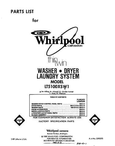 Front cover