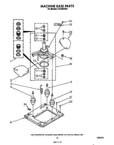 Machine base