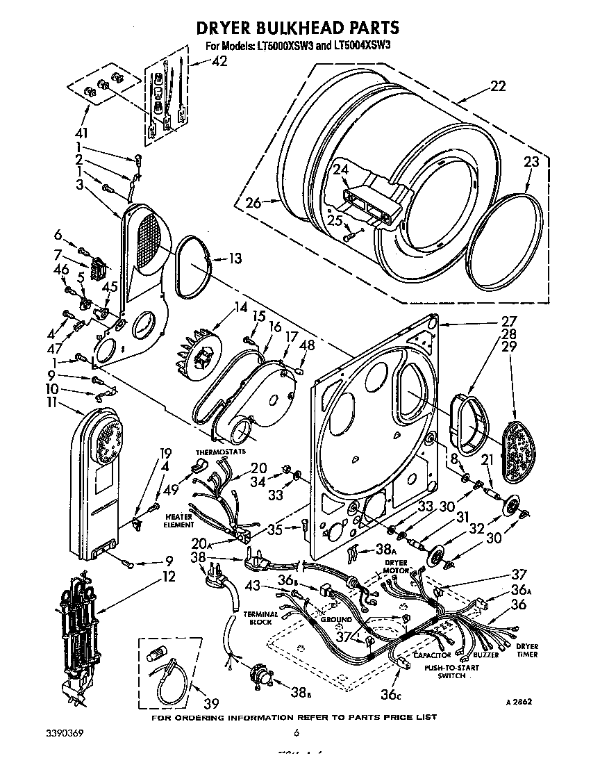 Dryer bulkhead