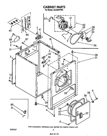Parts diagram