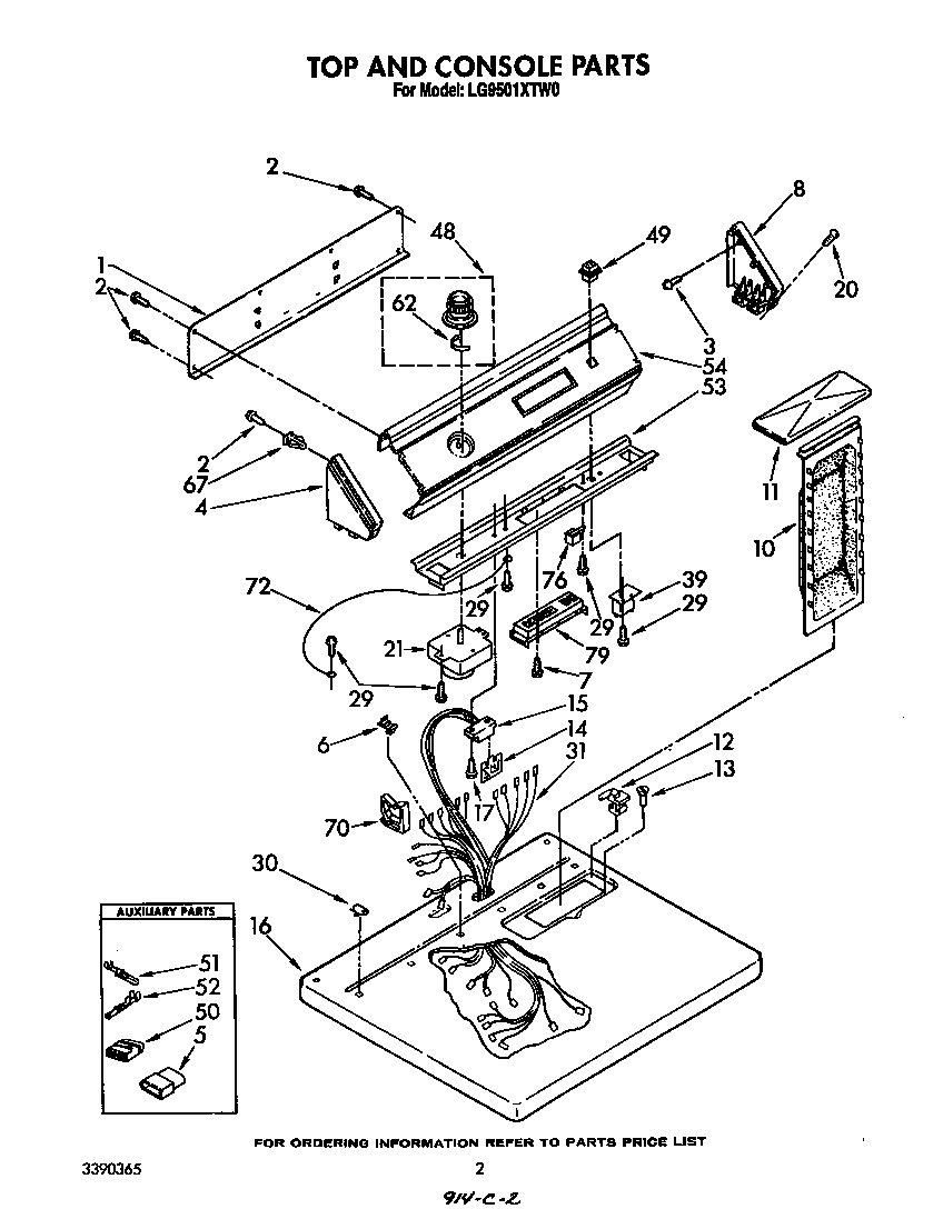 TOP AND CONSOLE