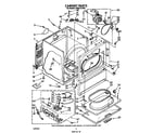 Whirlpool LG9501XTW0 cabinet diagram