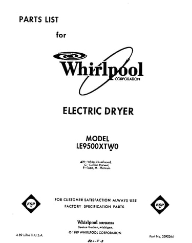 Parts diagram