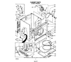 Whirlpool LG5801XSW3 cabinet diagram
