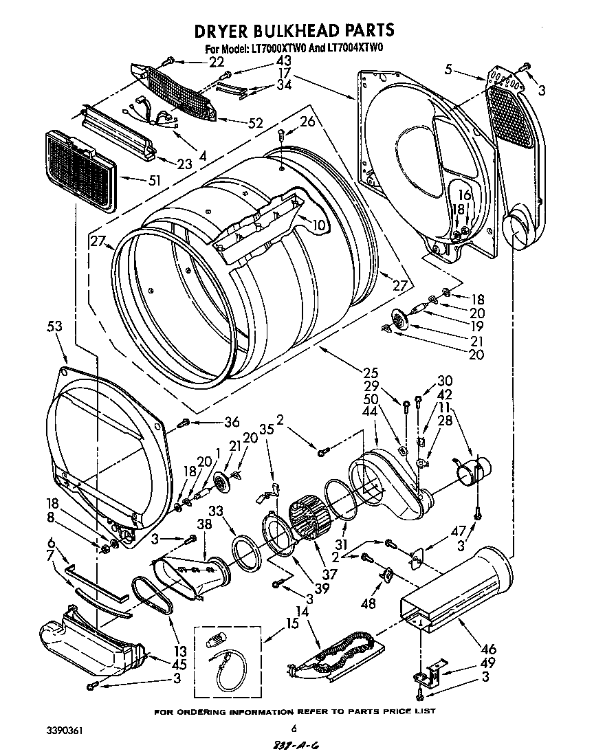 Dryer bulkhead