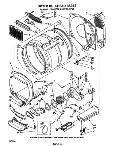 Dryer bulkhead
