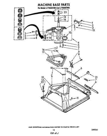 Machine base