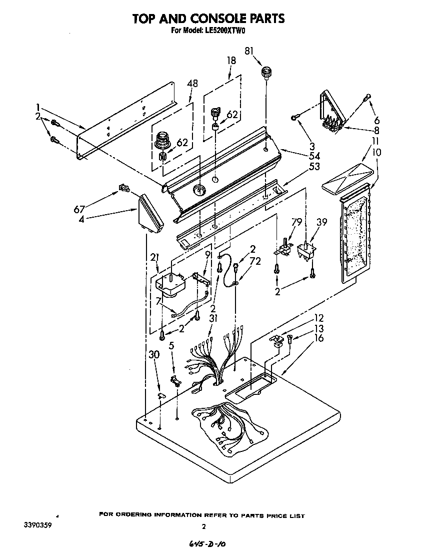 Parts diagram