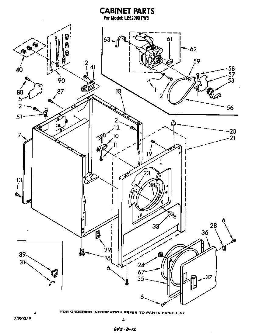 Parts diagram