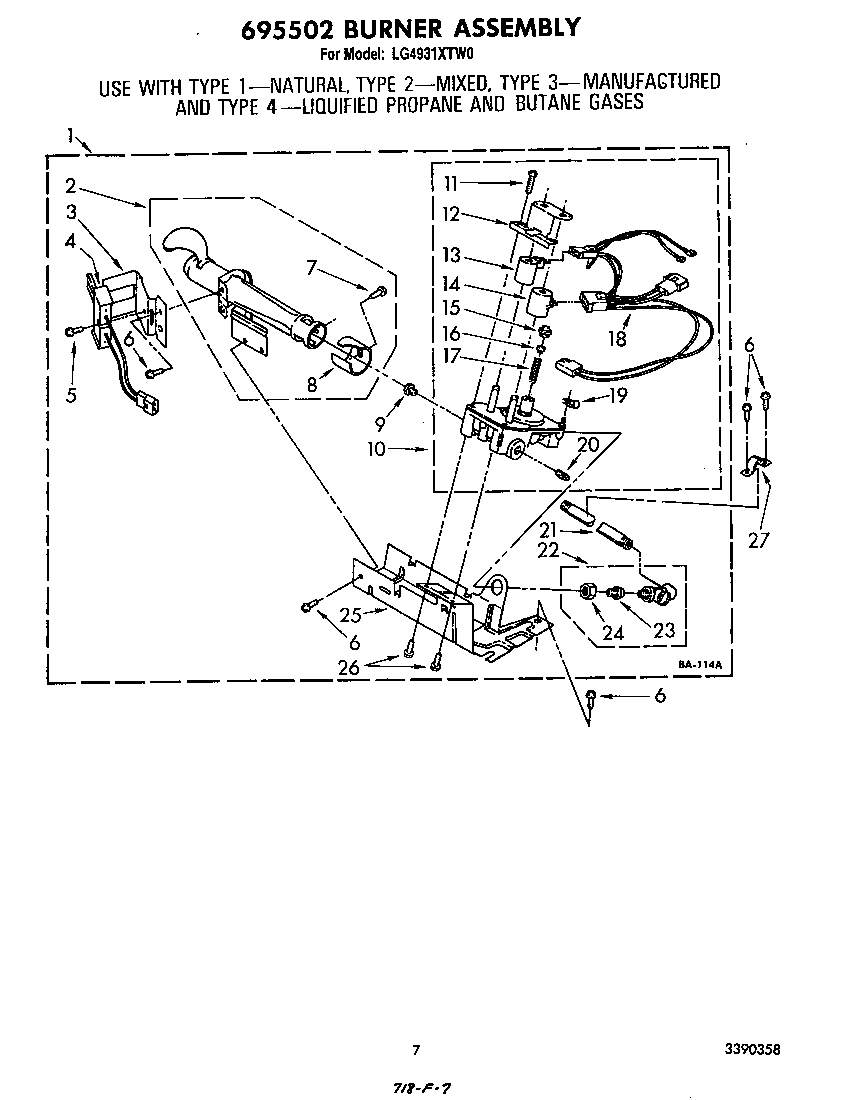 695502 burner