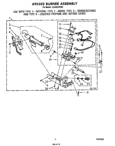 695502 burner