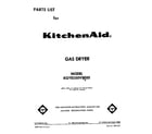KitchenAid KGYE550VWH0 front cover diagram