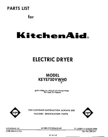 Parts diagram