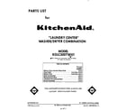 KitchenAid KGLC500TWH1 front cover diagram