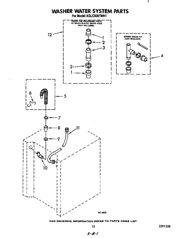 Washer water system