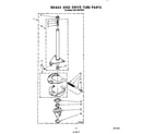 KitchenAid KGLC500TWH1 brake and drive tube diagram