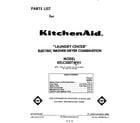 KitchenAid KELC500TWH1 front cover diagram