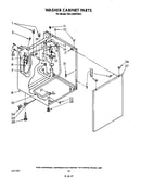 Washer cabinet