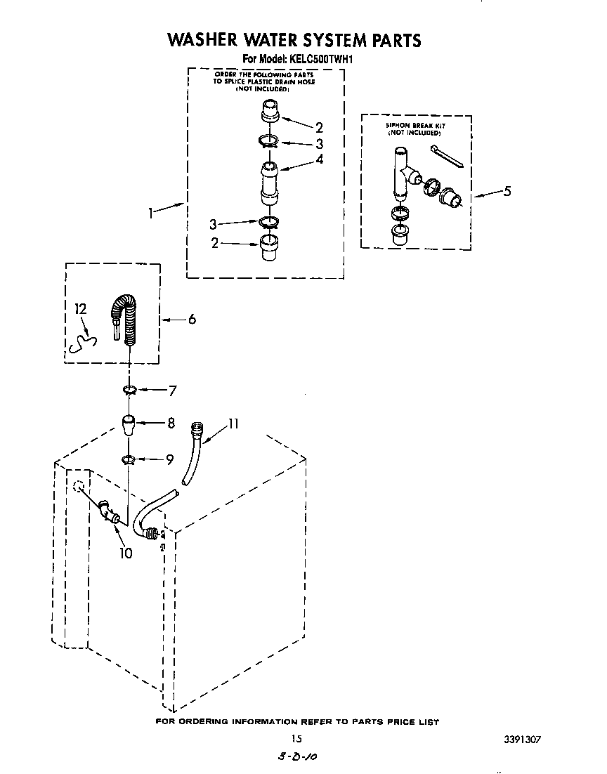 Washer water system