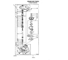 KitchenAid KELC500TWH1 gearcase diagram