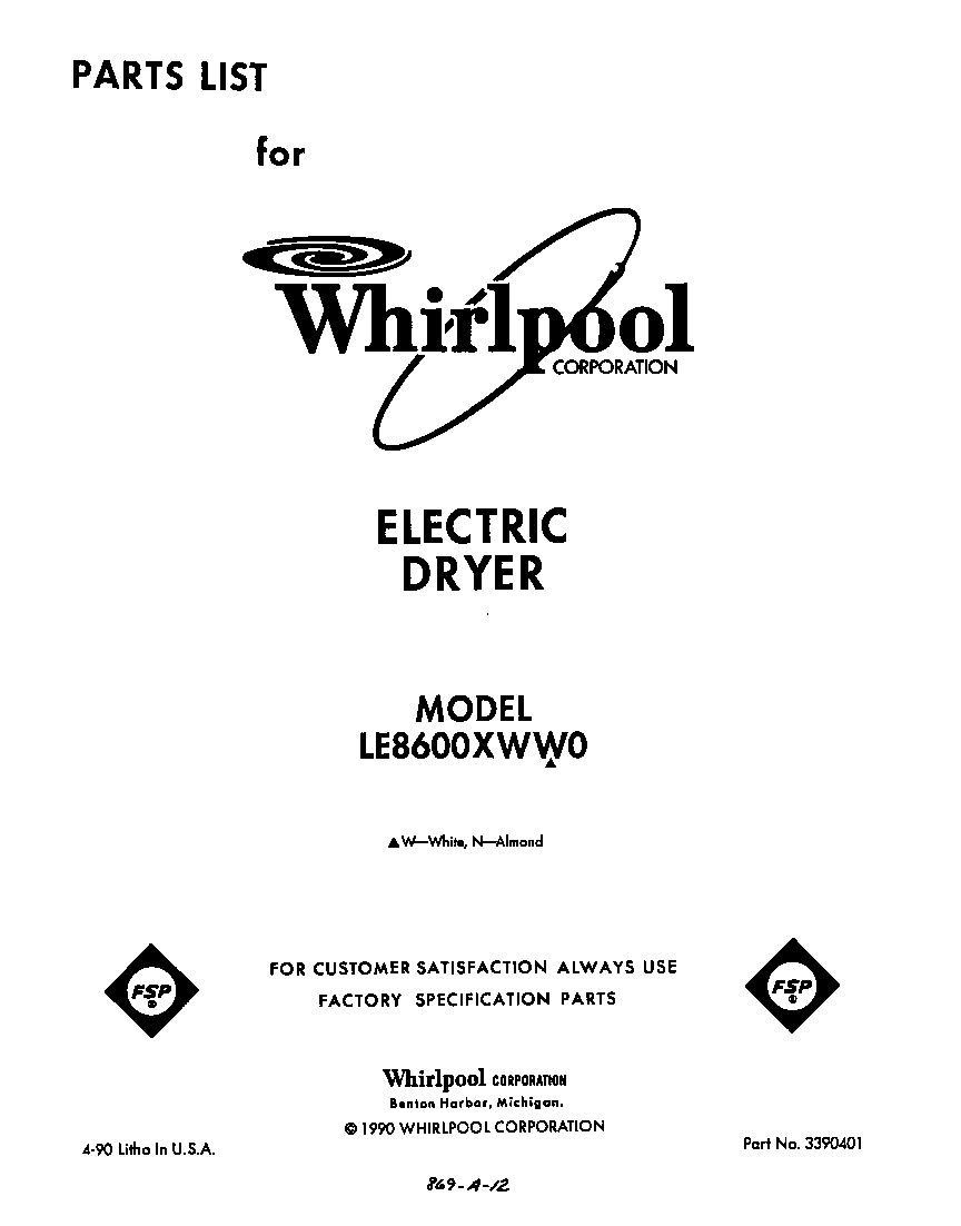 Parts diagram