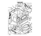 Whirlpool LG9481XWW0 cabinet diagram