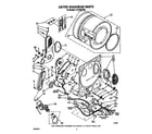 Whirlpool LT5100XVW0 dryer bulkhead diagram