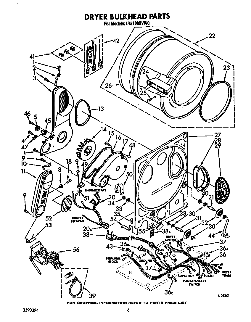 Dryer bulkhead