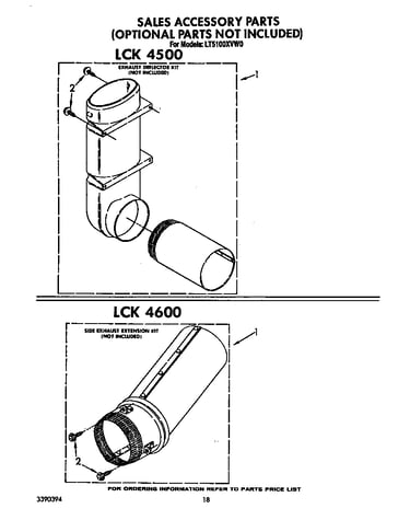 Sales accessories (lck 4500 and lck 4600)