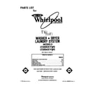 Whirlpool LT5004XVW0 front cover diagram