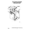 Whirlpool LT5000XVW0 dryer support and washer cabinet harness diagram