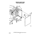 Whirlpool LT5000XVW0 washer cabinet diagram