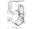 Whirlpool LT7100XVW0 dryer support and washer harness diagram